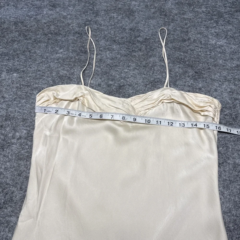 Vintage Victorias Secret silk robe slip dress set large embroidered coquette